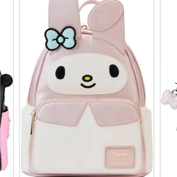 Brand new set of my Melody Kuromi Loungefly backpacks - Picture 3 of 3